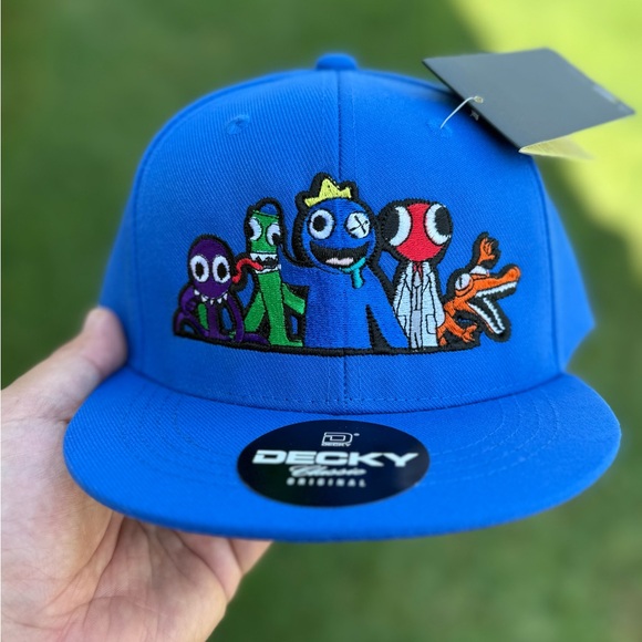 Blue Kids Cartoon Character Cap - Picture 1 of 1